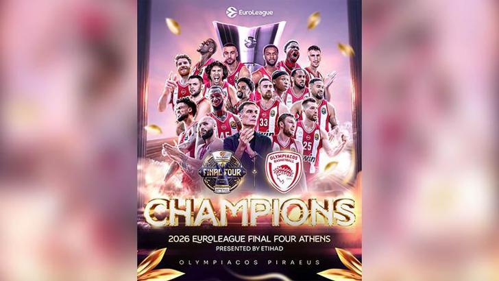 Euroleague'de şampiyon Olympiakos oldu