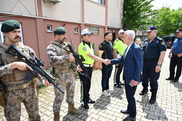 Vali Turan, bayram tedbirlerini yerinde denetledi