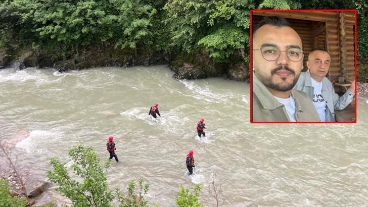 Derede balık avlarken yeğeniyle akıntıya kapılan kişiyi arama çalışmaları 3’üncü günde