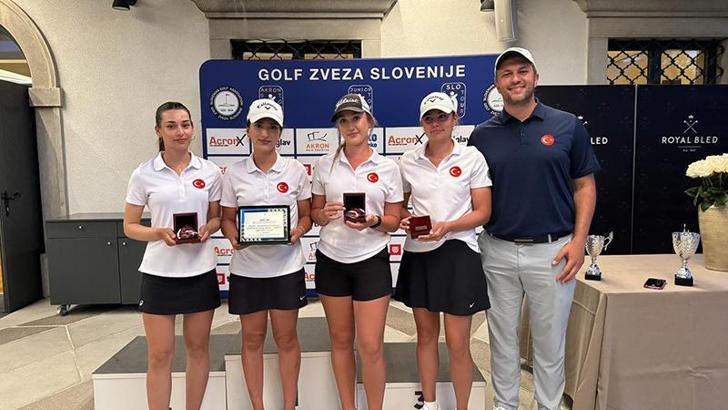 Milli golfçülerden Slovenya’da 1 altın, 1 gümüş madalya