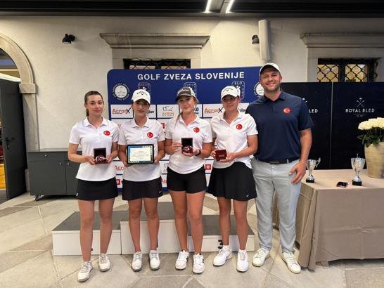 Milli golfçülerden Slovenya’da 1 altın, 1 gümüş madalya