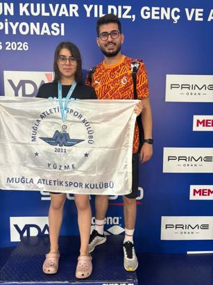 Muğlalı yüzücü Devrim Defne Bilge Türkiye Şampiyonu oldu