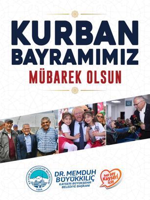 Başkan Büyükkılıç’tan Kurban Bayramı mesajı
