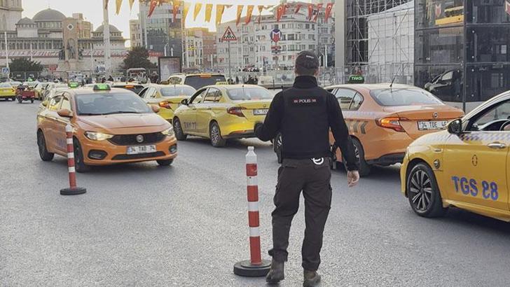 Taksim'de helikopter destekli 'Huzur İstanbul' denetimi