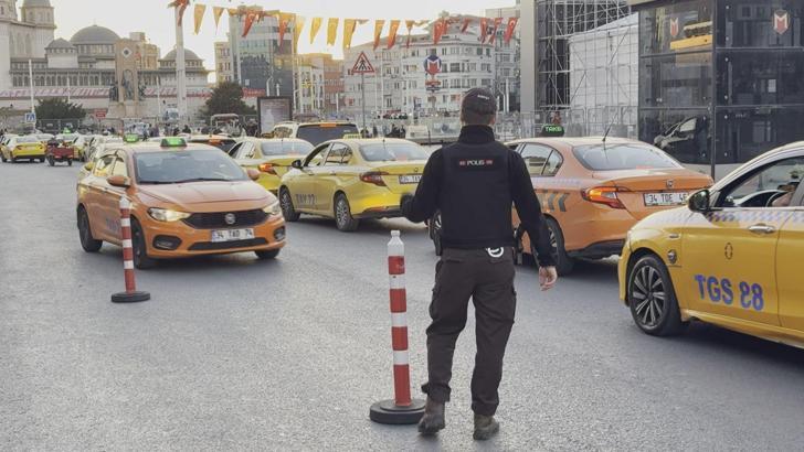 Taksim'de helikopter destekli 'Huzur İstanbul' denetimi