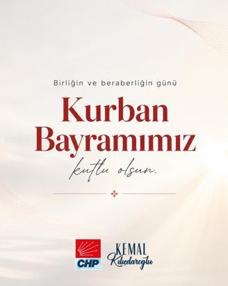 Kılıçdaroğlu’ndan Kurban Bayramı mesajı
