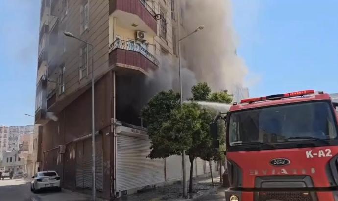 Mardin'de işyerinde çıkan yangın, 3 saate kontrol altına alındı