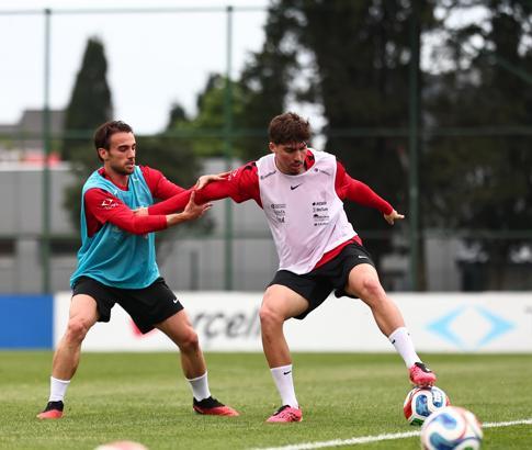A Mili Futbol Takımı, iki günlük iznin ardından çalışmalara başladı