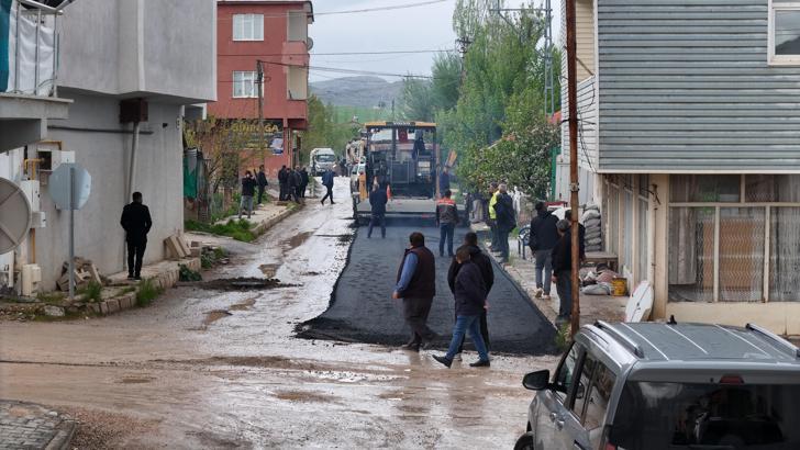Sarız ilçesinde 1.3 kilometrelik yol çalışması yapıldı