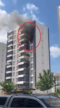 Diyarbakır'da 11 katlı binada yangın; 2 kişi dumandan etkilendi