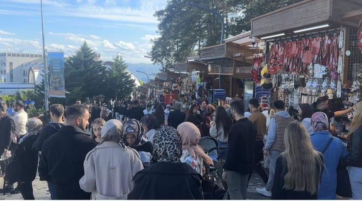 Boztepe’de bayram yoğunluğu
