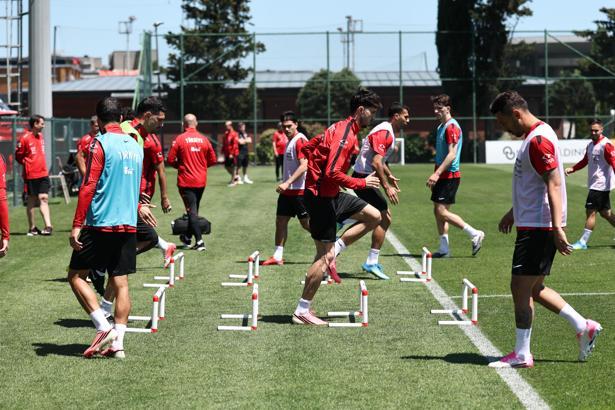 A Milli Futbol Takımı, Kuzey Makedonya hazırlıklarına devam etti