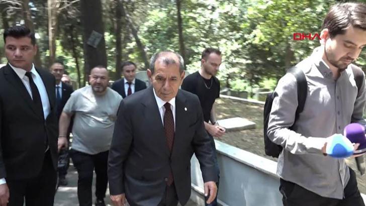 Dursun Aydın Özbek, Ali Sami Yen ve Süleyman Seba'nın kabrini ziyaret etti
