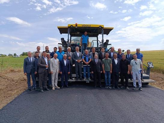 Edirne Valisi Sezer'den asfalt çalışmalarına inceleme