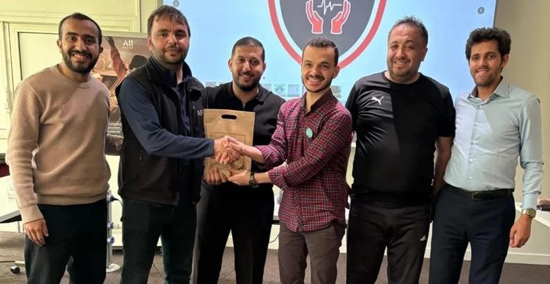 Sivas'tan giden gençlere Fransa'da afet eğitimi