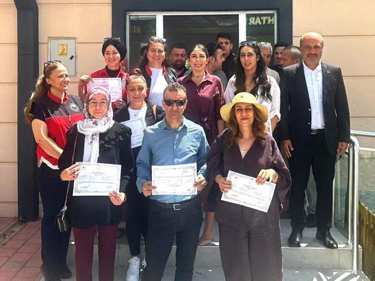 Mantar yetiştiriciliği kursu tamamlandı