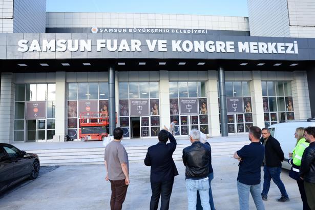 Samsun Fuar ve Kongre Merkezi açılışa hazırlanıyor