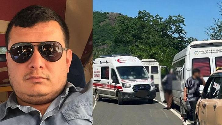 Kalp krizi geçiren minibüs şoförü faciayı önledi, yaşamını yitirdi