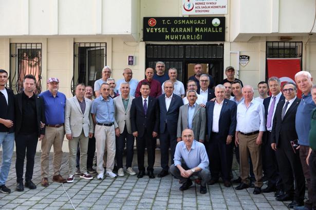 Başkan Aydın Veysel Karani Mahallesi sakinleriyle bir araya geldi