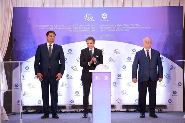 Özbekistan’ın Cizzak bölgesinde hayata geçirilen nükleer güç santralinin inşası başladı