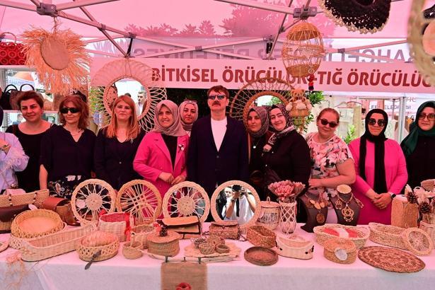 Bahçelievler’de kadınların el emeği ürünlerinden sergi açıldı