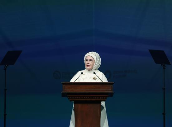 Emine Erdoğan: İklim değişikliği ile mücadelenin birçok yolu olsa da sıfır atık, tüm bu yolları birleştiren bir köprüdür