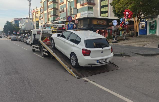 Samsun'da korsan taksi denetiminde 3 sürücüye 300 bin lira ceza