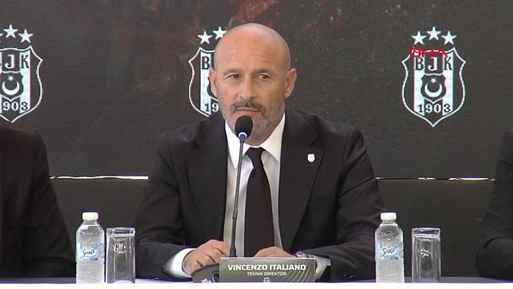 Beşiktaş, teknik direktörü Vincenzo Italiano için imza töreni düzenledi