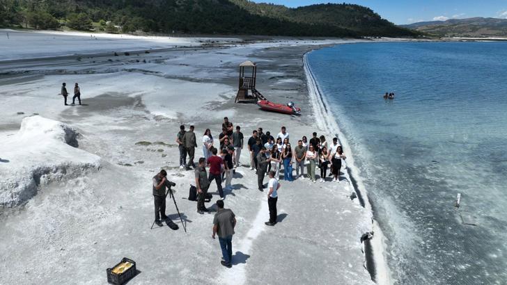 Salda Gölü Tabiat Parkı'nda uygulamalı eğitim