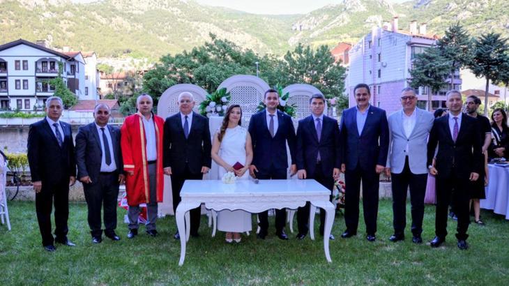 Emniyet Müdürü Saraç’ın oğlu dünyaevine girdi