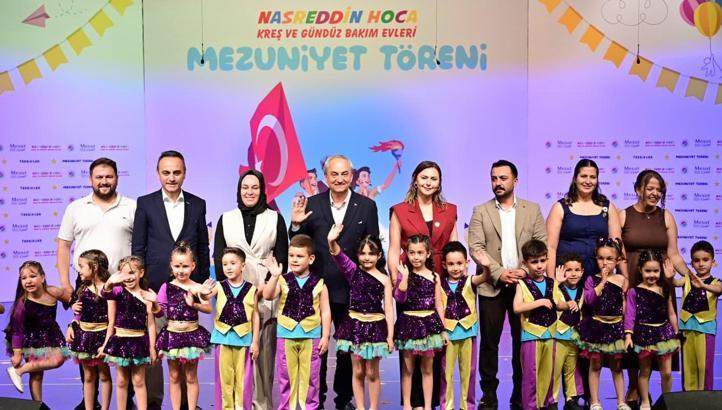 Kepez'in kreşlerinde mezuniyet sevinci
