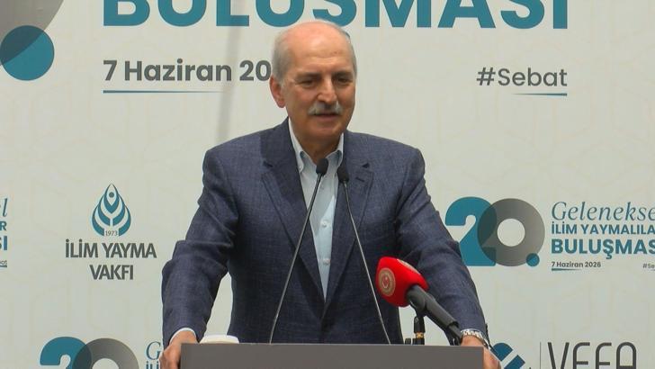 TBMM Başkanı Kurtulmuş: Bize düşen her alanda Türkiye'nin sözünü en güçlü noktaya çıkarabilmek