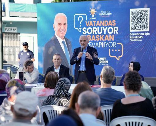 Ümraniye Belediye Başkanı Yıldırım, vatandaşlarla buluştu