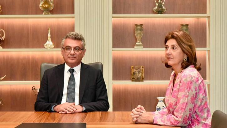 KKTC Cumhurbaşkanı Erhürman, BM Kıbrıs Temsilcisi Cuellar ile bir araya geldi