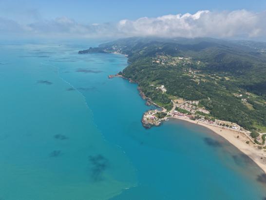 Karadeniz'de turkuaz ve mavi bir arada