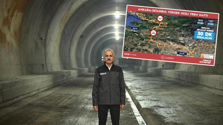Bakan Uraloğlu: Ankara-İstanbul arası seyahat süresi 3,5 saate düşecek