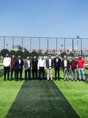 Bursaspor tesislerinde çalışmalar yerinde incelendi