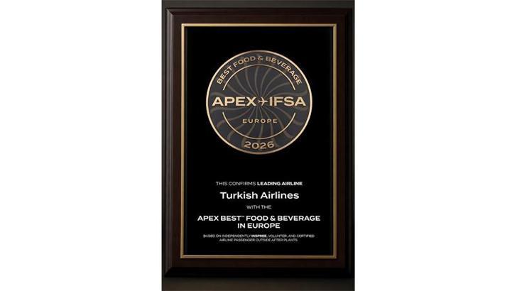 THY, 'Avrupa’nın En İyi Yiyecek & İçecek Hizmeti' ödülünü aldığını duyurdu