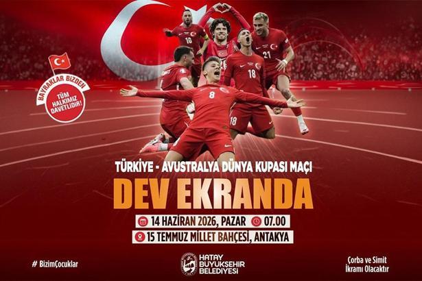 HBB, milli maçı dev ekranda yayınlayacak