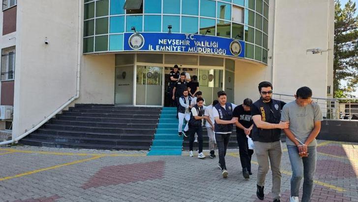 Nevşehir merkezli 19 ilde dolandırıcılığa 41 gözaltı