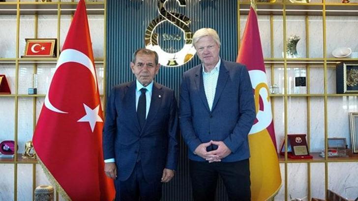 Oliver Kahn ve Dursun Özbek bir araya geldi