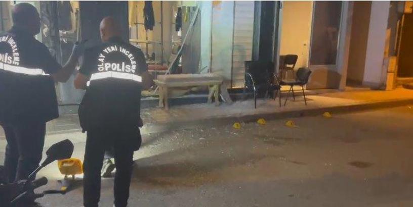 Çorum'da iş yeri kurşunladı