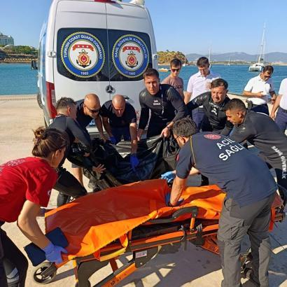 Aydın’da dalış yapmak için girdiği denizde cansız bedeni bulundu
