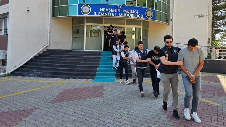 Nevşehir merkezli dolandırıcılık operasyonunda 17 tutuklama