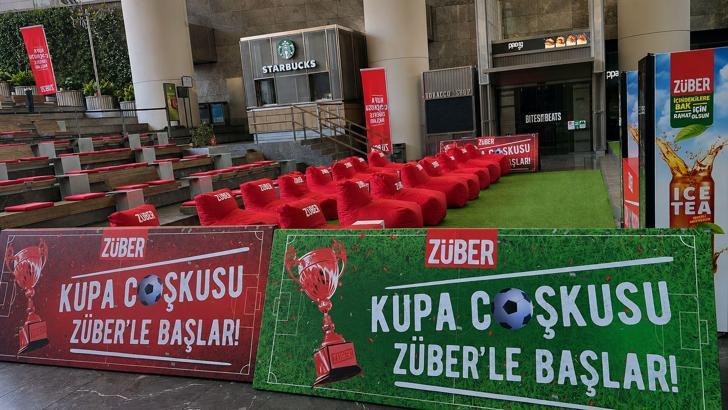 Zorlu Center’da Züber sponsorluğunda milli maç heyecanı