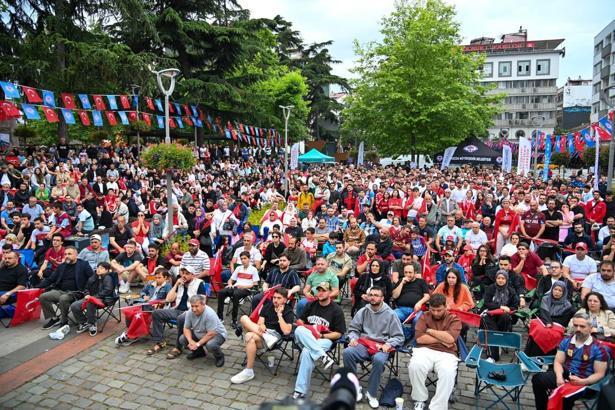 Trabzon, milli takım için tek yürek oldu