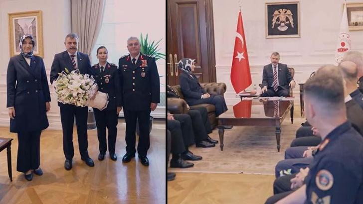 Bakan Çiftçi, jandarma heyetini kabul etti