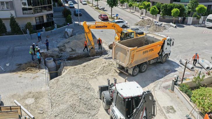Söke'de kanalizasyon hattı yapımına başlandı