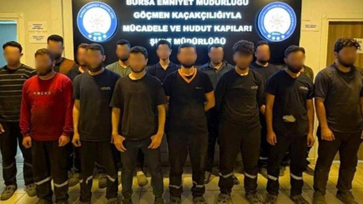 Kaçak göçmenlere yer temin edip, çalıştıran 2 şüpheliye gözaltı