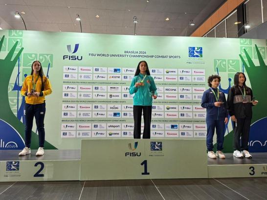 BUÜ’lü milli sporcudan uluslararası başarı